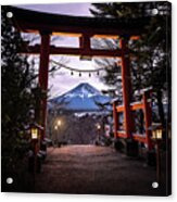 Mount Fuji - Fujiyoshida, Japan - Travel Photography Acrylic Print
