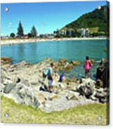 Mount Maunganui Beach 12 - Tauranga New Zealand Acrylic Print