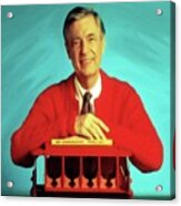 Mr Rogers With Trolley Acrylic Print