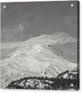 Mt Hood From White River Acrylic Print