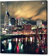 Music City Midnight Acrylic Print