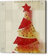 My Christmas Tree 02 - Happy Holidays Acrylic Print