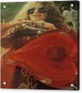 My Heart Loves Janis Joplin Acrylic Print