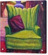 My Interview With A Chair Acrylic Print