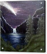 My Vision Of Haley's Comet Acrylic Print