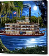 Mystic Moonlight Cruise Acrylic Print