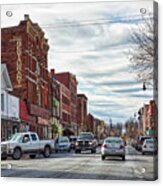 N. American Small Town Acrylic Print