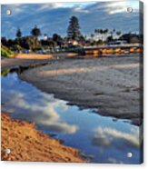 Narrabeen Lakes At Sunset Acrylic Print