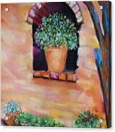 Nash's Courtyard Acrylic Print