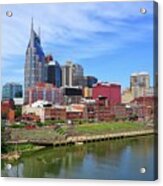 Nashville Skyline Acrylic Print