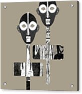 Ndugu Masks Acrylic Print