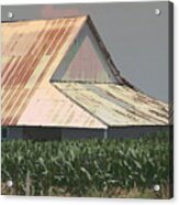 Nebraska Farm Life - The Tin Roof Acrylic Print