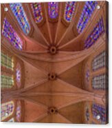 Nef De La Cathedrale De Chartres - France Acrylic Print