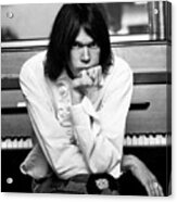 Neil Young 1970 Acrylic Print