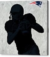 New England Patriots Football Acrylic Print