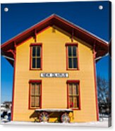 New Glarus Depot Acrylic Print