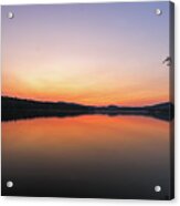 New Hampshire Back Lake Sunset Acrylic Print
