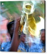 New Orleans Abstract Street Jazz Performance Acrylic Print
