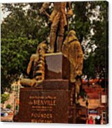 New Orleans Founder Statue 002 Acrylic Print