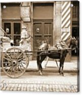 New Orleans Milk Cart In Louisiana 1905 Acrylic Print