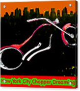 New York City Chopper Dreaming Red Jgibney The Museum Zazzle Gifts Fa Acrylic Print