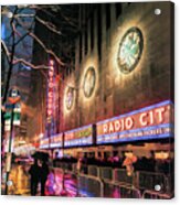 New York City Radio City Music Hall Acrylic Print