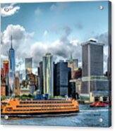 New York City Staten Island Ferry Acrylic Print