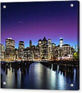 New York Sky Line Acrylic Print