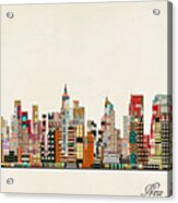 New York Skyline Acrylic Print