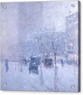 New York Winter Acrylic Print