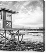 Newport Beach Lifeguard Tower 22 Photo Acrylic Print