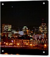 Nighttime In Pdx Acrylic Print