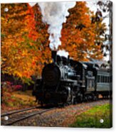 No. 40 Passing The Fall Colors Acrylic Print