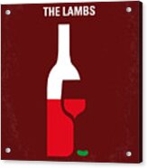 No078 My Silence Of The Lamb Minimal Movie Poster Acrylic Print