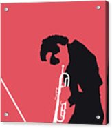 No082 My Miles Davis Minimal Music Poster Acrylic Print