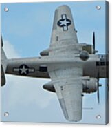 North American B-25j Mitchell N9856c Pacific Princess Chino California April 30 2016 Acrylic Print