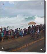 North Shore Hawaii Big Waves 4 Acrylic Print