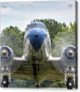 Nose To Nose With A Dc-3 Acrylic Print