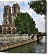 Notre Dame Day Acrylic Print