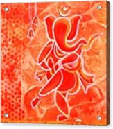 Nritya Ganesha- Dancing God Acrylic Print