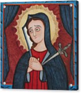 Nuestra Senora De Los Dolores - Our Lady Of Sorrows - Aosor Acrylic Print