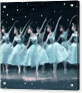 Nutcracker Ballet Waltz Of The Snowflakes Acrylic Print