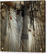 Oceanus Sailcloth And Rigging Acrylic Print