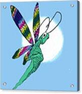 Odd Dragonfly Acrylic Print