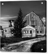 Ohio Barn At Sunrise Acrylic Print
