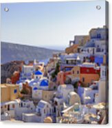 Oia - Santorini Acrylic Print