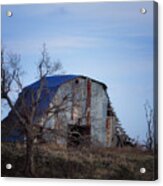 Old Barn At Hilltop Arkansas Acrylic Print