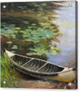 Old Canoe Acrylic Print