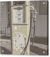 Old Gas Pump Acrylic Print
