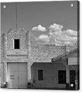 Old Gas Station In Truxon, Arizona Acrylic Print